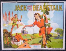 Posters, 3 pantomime posters circa 1930s to comprise Jack and The Beanstalk (gd), Babes In The