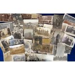 Postcards, Military, a fine collection of approx. 125 cards of soldiers in uniform, groups, camps,