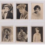 Cigarette cards, Westminster Tobacco Co, Cinema Stars 'M' size (Uncoloured) includes Harold Lloyd,