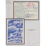Postcard, Military, WW2, Nazi Germany, scarce propaganda card, U-Boats 1940, Feldpost 29th