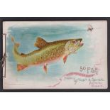 Printed album, USA, Allen & Ginter, Fish From American Waters (with original cord binding) (vg) (1)