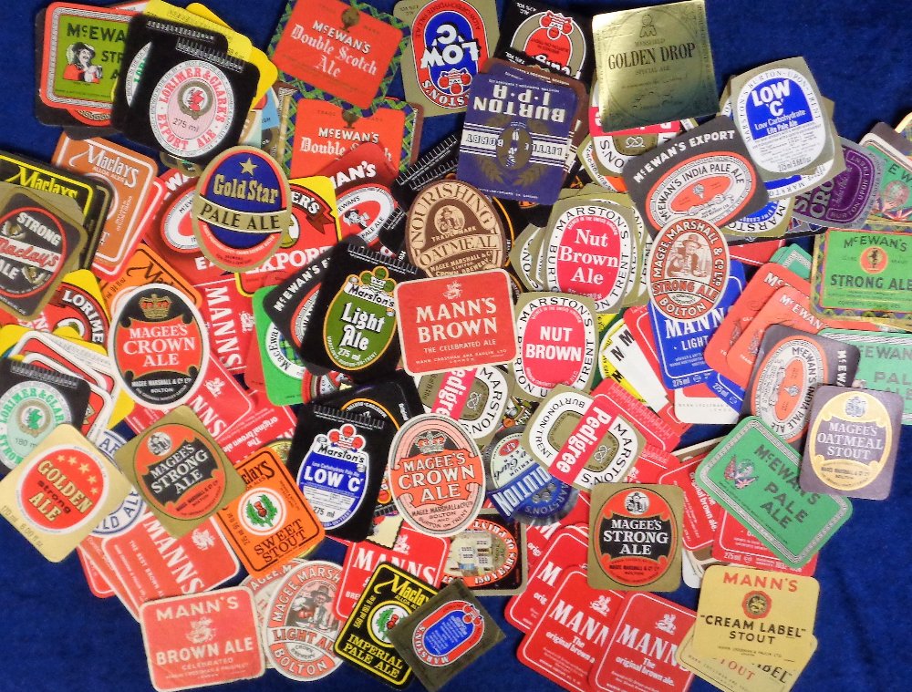 Beer labels, a selection of approx. 196 labels, various shapes, sizes and ages, Lorimer & Clark Ltd,