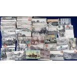 Postcards, France, a collection of 500+ cards covering various locations with views, buildings,