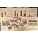 Stamps, Coin Covers, History of The War, 50th Anniversary of WWII, inc. Liberation Channel