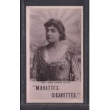 Cigarette card, Muratti, Actresses, Collotype, 'P' size, type card, Mrs James Brown Potter (gd) (1)