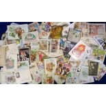 Ephemera, an attractive selection of approx 250 items of ephemera to include greetings cards,