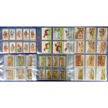 Cigarette cards, 6 sets, Carreras Horses & Hounds (standard & 'L' size sets) & Player's, Country