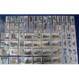 Cigarette cards, Churchman's, a collection of 9 Railway related sets, Wonderful Railway Travel (