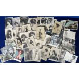 Postcards, an interesting selection of approx. 45 French actresses and entertainers to include