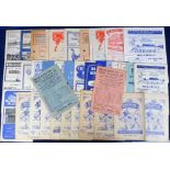 Football programmes, Millwall home & away programmes, 1940's/50's (approx. 35) inc. homes v