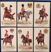 Postcards, Military, a Gale & Polden published set of 6 cards of 'The Royal Colonels' illustrated by