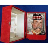 William Grant Royal Doulton Character jug with barrel handle and detachable spout in original box