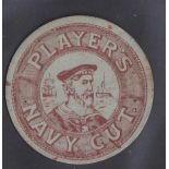 Cigarette card, Player's, Circular Calendar Card for 1895, UNRECORDED (gd) (1)