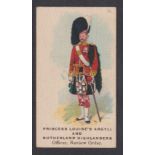 Cigarette card, Alliance Tobacco Co, China, Types of the British Army, type card, 'Princess Louise's