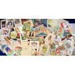 Ephemera, an interesting selection of approx 200 items of ephemera to include greetings cards (