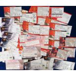 Football tickets, Manchester United, a collection of approx. 60 home tickets, 1990's/2000's inc.