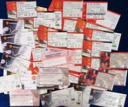Football tickets, Manchester United, a collection of approx. 60 home tickets, 1990's/2000's inc.
