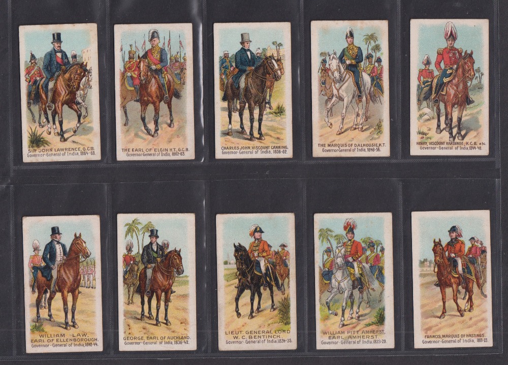 Cigarette cards, Wills (Scissors), two sets, Governors-General of India (25 cards, some back - Image 3 of 16