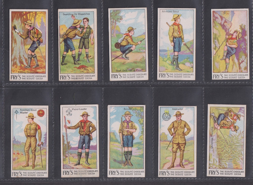 Trade cards, Canada, Fry's, Scout Series - Second Series (set, 50 cards) (a few with very slight