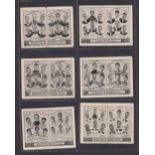 Trade cards, Barratt's, Football Team Folders, Scottish, 6 folders, Falkirk, Glasgow Rangers,