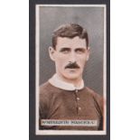 Cigarette card, Wills (Scissors), Famous Footballers, type card, no 39 W. Meredith, Manchester