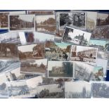 Postcards, Hertfordshire, a collection of approx. 44 cards, with RPs of Hatching Green, Station Rd