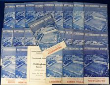 Football programmes, Peterborough United, a collection of 26 home programmes, 1960/61 (First