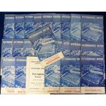 Football programmes, Peterborough United, a collection of 26 home programmes, 1960/61 (First