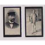 Cigarette cards, Smith's, Champions of Sport (Red, multi-backed), two cards, Capt. Sycamore, Sailing