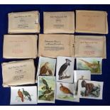 Cigarette cards, Germany, Kosmos, Colourful Birds of the World, inscribed 'Teil 1' & 'Teil 2',