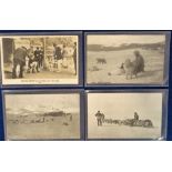 Postcards, Social History, a selection of 4 cards of the South Pole Expedition. 3 printed cards inc.