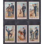 Trade cards, Pascall's, Royal Naval Cadet Series, 6 cards, At The Wheel (Princess Chocolate back),