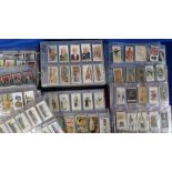 Cigarette cards, a large collection of cards in sleeves, modern albums, printed albums & loose