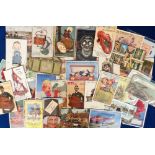 Postcards, a large collection of approx. 56 pull-out cards, mainly from UK towns. Includes