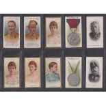 Cigarette cards, Taddy, 16 type cards, VC Heroes - Boer War (2), Royalty Series (4), British