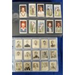 Cigarette cards, selection in modern album, Phillips Footballers (Pinnace), 'K' size, 101 cards,