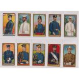 Cigarette cards, USA, ATC, Military Series (Gold border), all 'Tolstoi' backs, ref USA/T20 (set,