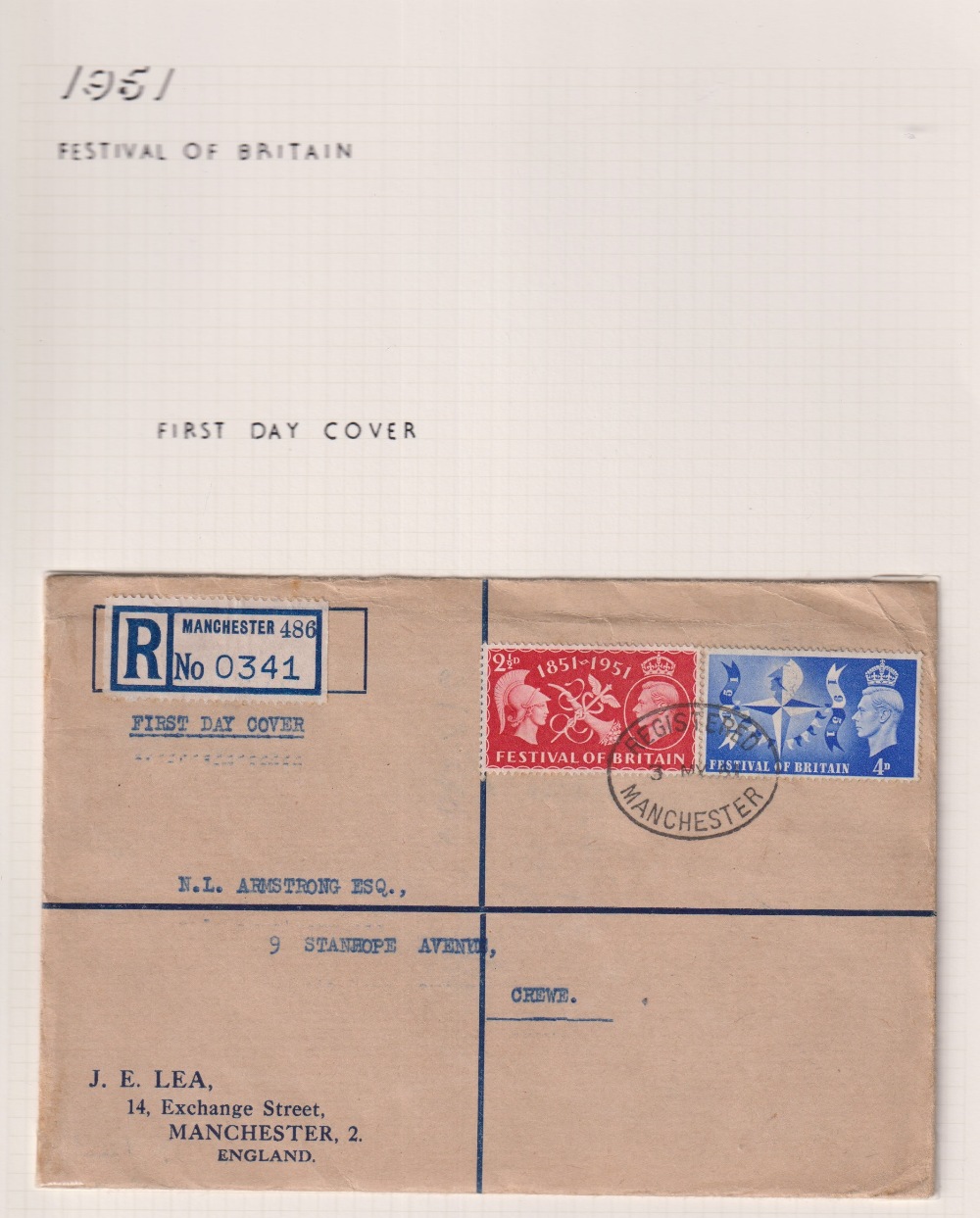 Stamps, GB QEII small collection of early first day covers to include 1951 Festival of Britain, 1953