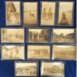 Photographs, a selection of 12 photos of tribesmen and women, possibly from the Guato Indian Tribe