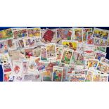 Postcards, Comic, a mixed age collection of approx. 110 cards, artists include Trow, Quip, Bamforth,