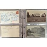 Postcards, Country Houses, a collection of approx. 150 cards of UK Country Houses, mostly RPs, in