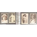 Postcards, Theatre, a collection of approx. 186 mainly RPs of Edwardian female actresses in 2 modern