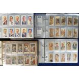 Cigarette cards, a collection of cards in 4 albums, sets, parts sets & odds including one album of