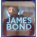 James Bond, 2013 Autographs & Relics Trading Cards Rittenhouse album containing Skyfall Cards,