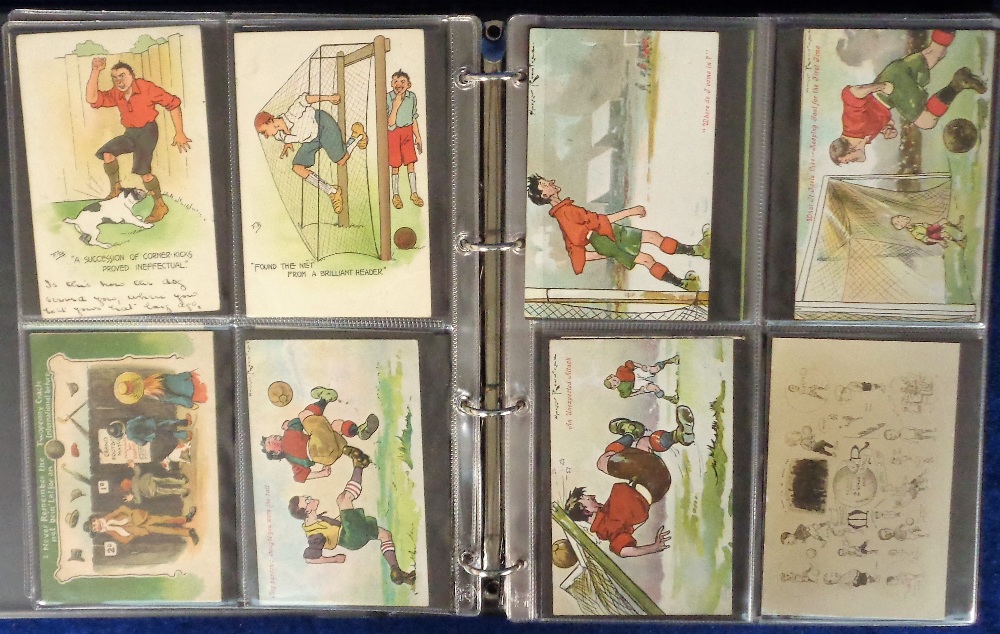 Postcards, Football, an impressive collection of 110+ art style and comic cards, various artists & - Image 2 of 4