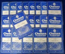 Football programmes, Chelsea FC, 1953/54, set of 21 home league match programmes inc. Portsmouth,