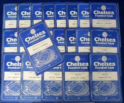Football programmes, Chelsea FC, 1953/54, set of 21 home league match programmes inc. Portsmouth,