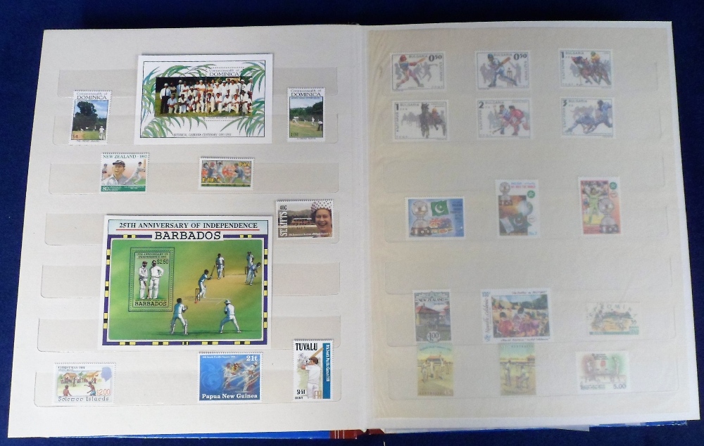 Stamps, World thematic sport collection, mainly cricket, housed in 4 stockbooks including South - Image 2 of 4