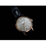 A 9ct gold cased ladies Rotary wristwatch, twenty one jewel movement.