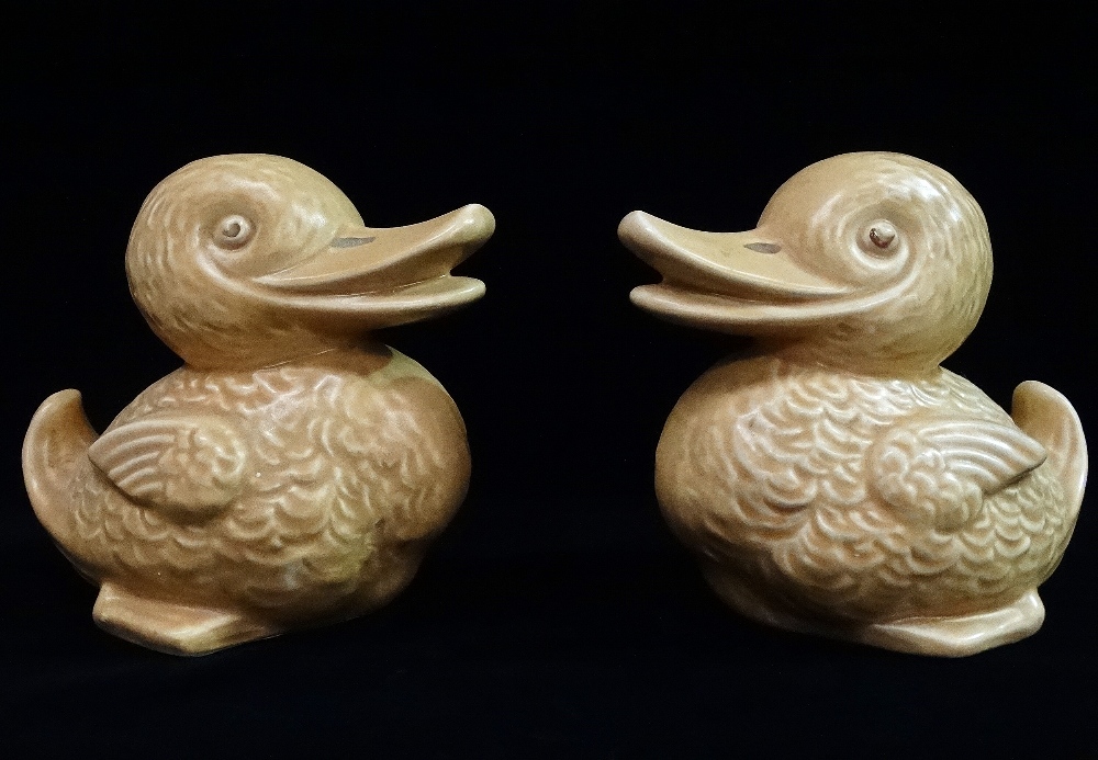 A pair of Sylvac duck figures, height 14cm.